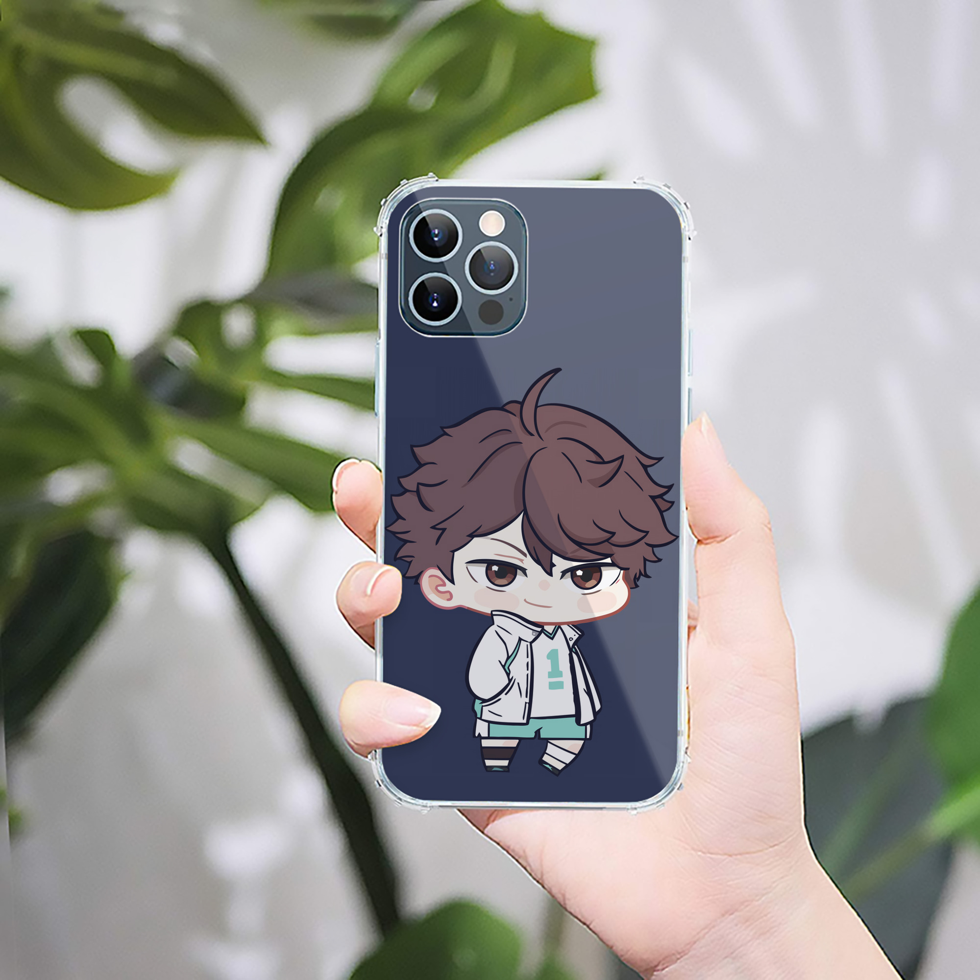 （画像用） ハイキュー!! Haikyu!! 【iPhone 12シリーズ対応】透明スマホケース（クリアソフトケース）